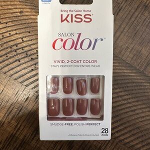 KISS Salon Color Vivid 2-Coat Nails - Brown